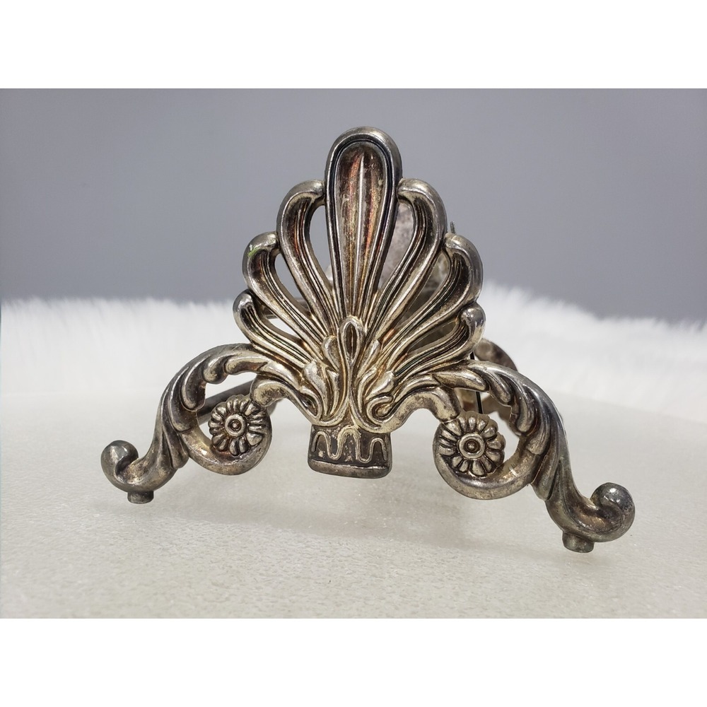 1970s Towle Silversmith Italian Knife Holder Caddy Reproduction Victorian gothic
